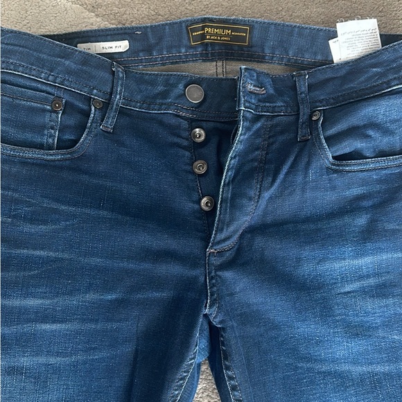Jack and Jones Men’s Denim Jeans - Picture 3 of 5
